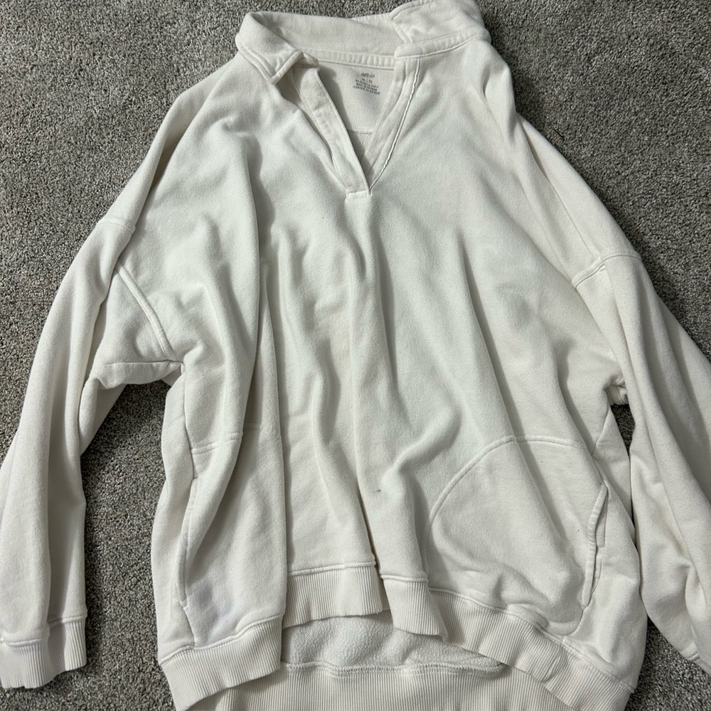 White womens aerie sweatshirt size extra large